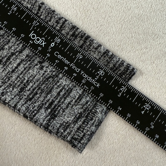 Rag & Bone Top Womens Medium Black Heather Mia Long Sleeve Open Back - Picture 13 of 15